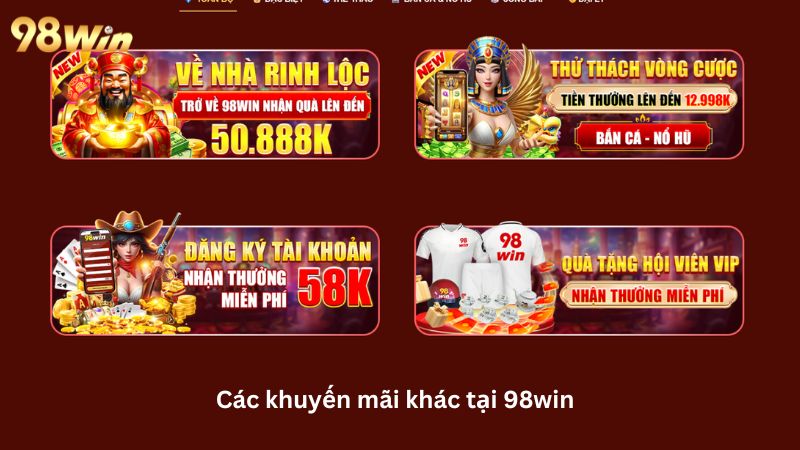 Tham khảo các chương trình khuyến mãi khác tại nhà cái thành viên trở lại tặng 300k